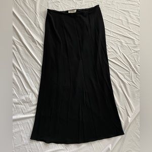 black maxi skirt vintage
